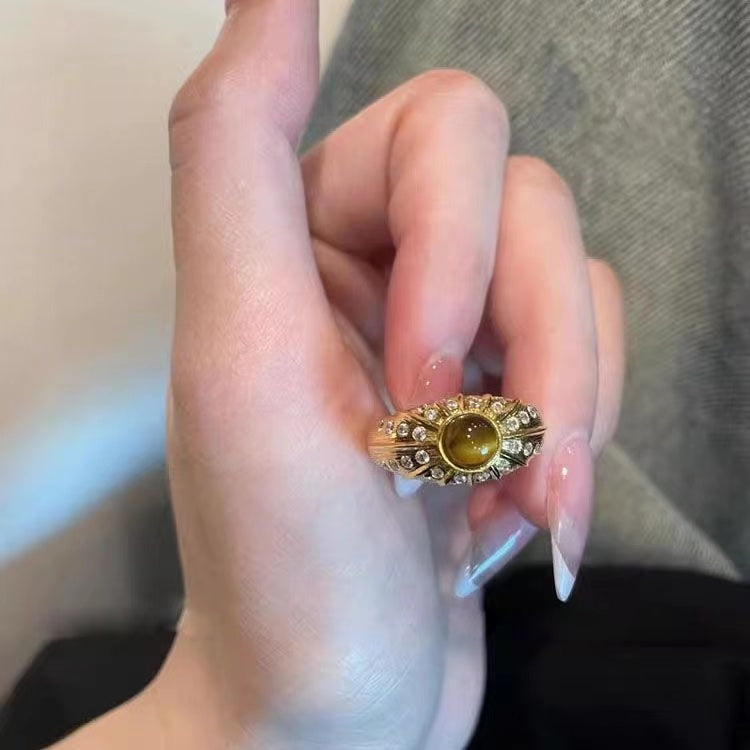 INS style high-end wide ring