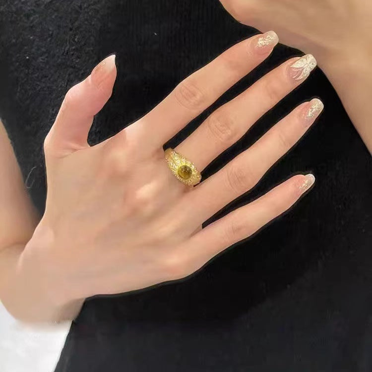 INS style high-end wide ring